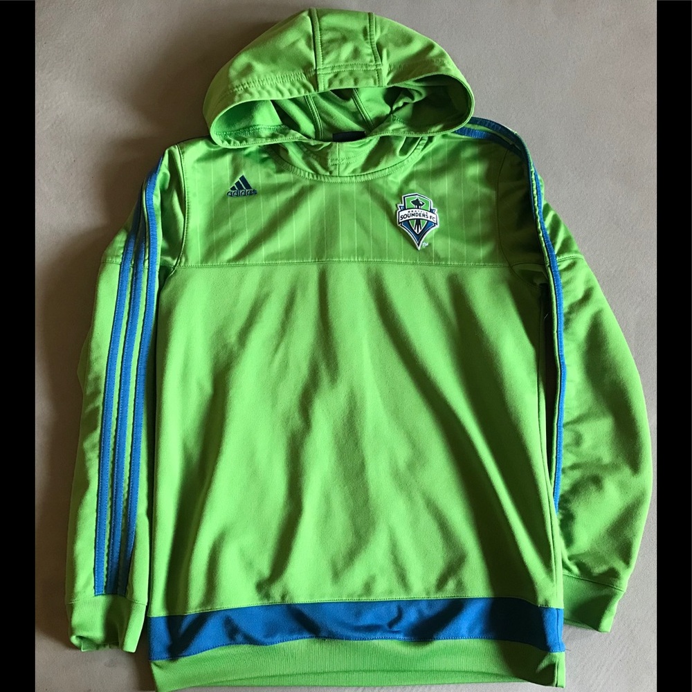 Seattle Sounders Adidas hoodie, Youth Lg  (14/16)